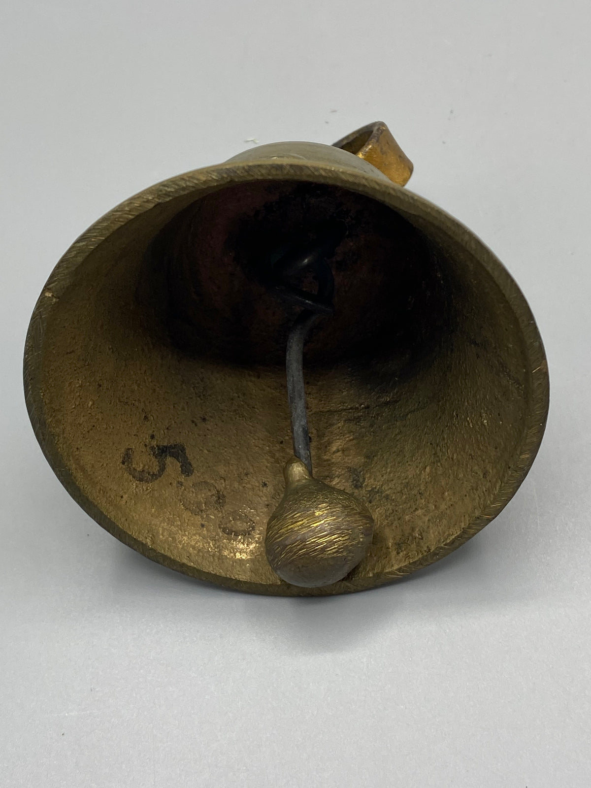 Cloche bronze Obertino Morteau – intérieur battant d'origine et numéro 5