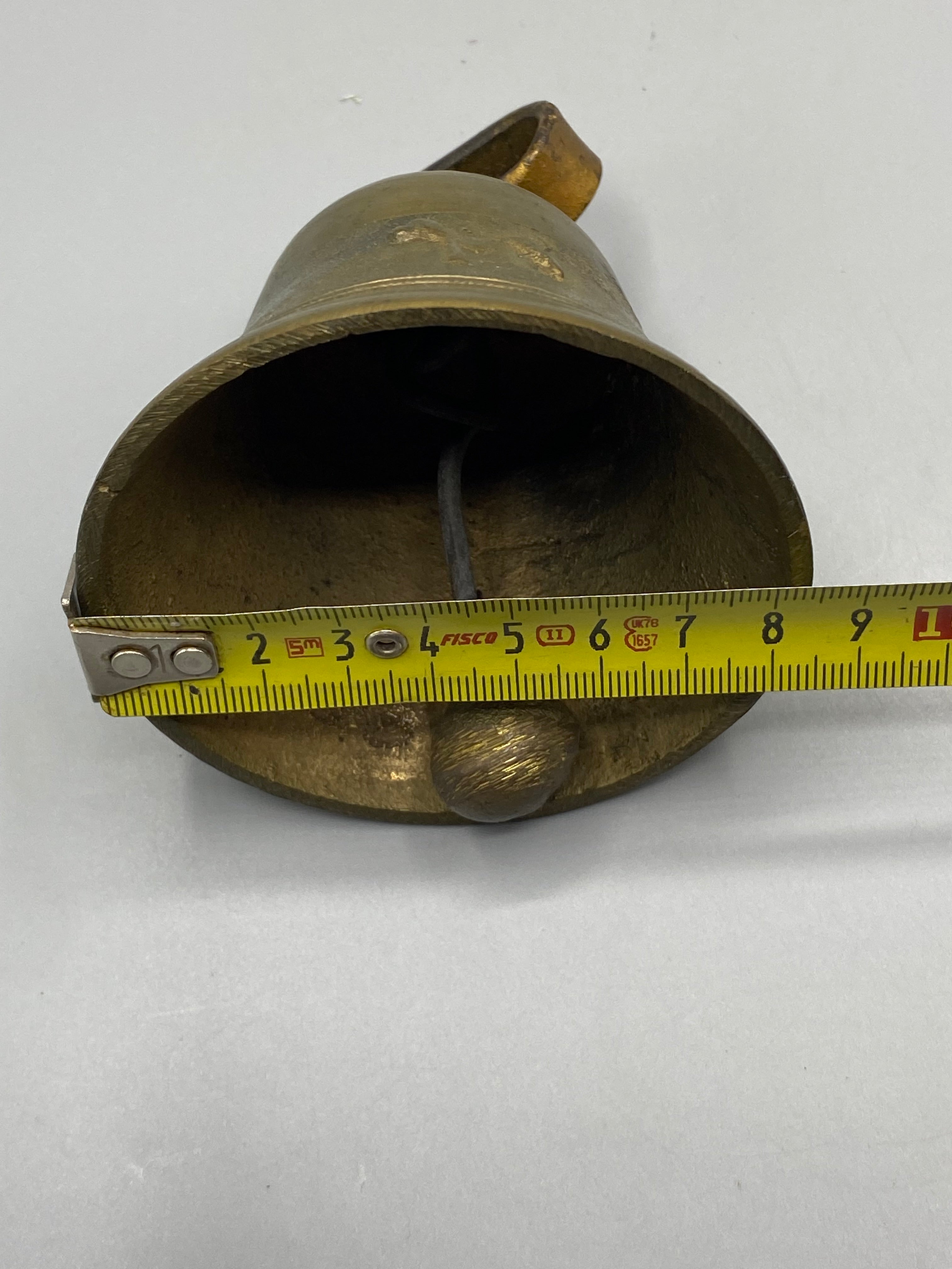 Cloche bronze Obertino Morteau – mesure diamètre 9 cm
