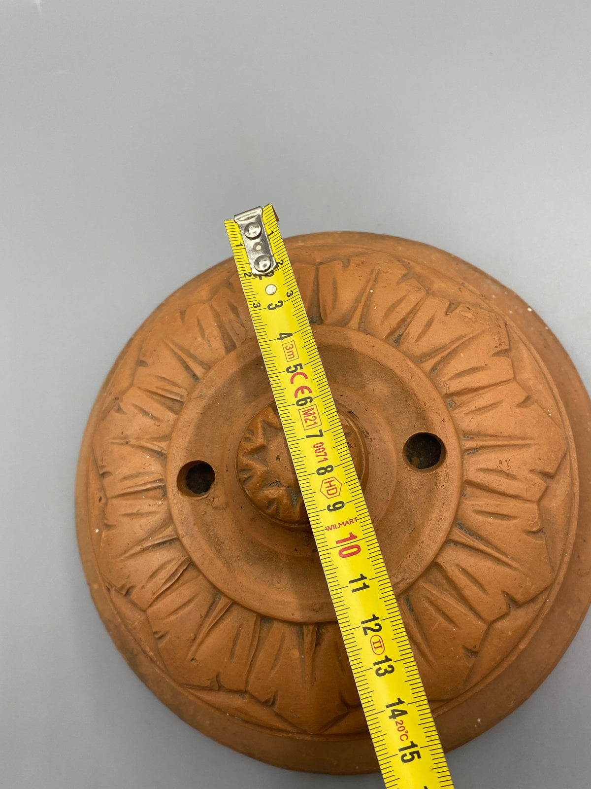 Beurrier conservateur terre cuite – Mesure hauteur totale avec couvercle, environ 13 cm