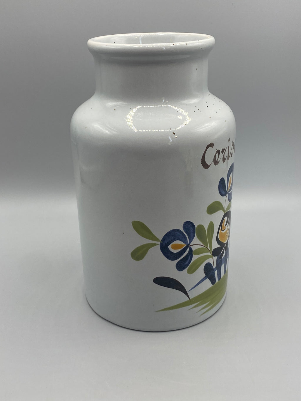 Pot à cerises en faïence Gabriel Fourmaintraux – Desvres