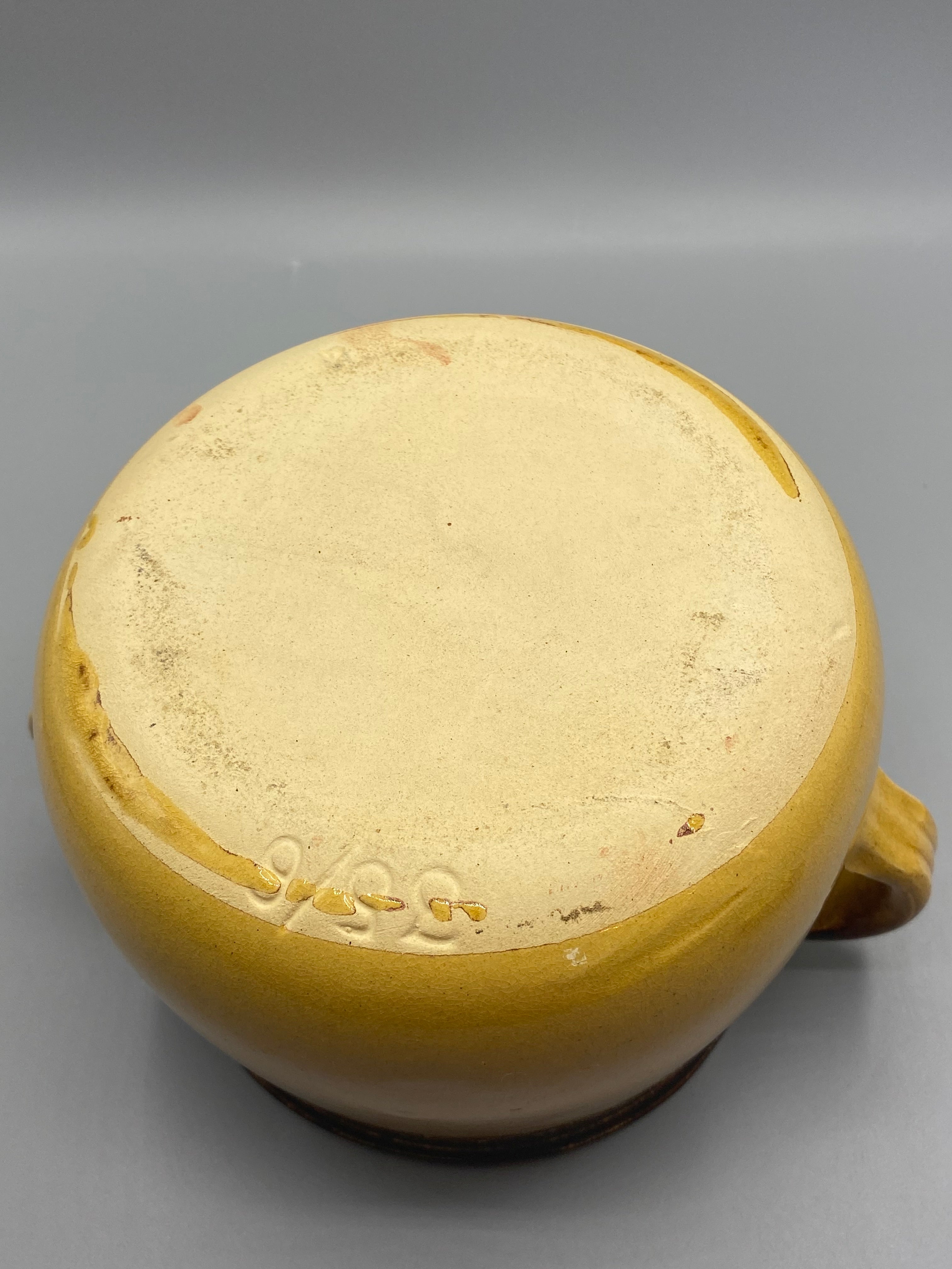 Pot à cuire terre vernissée – diamètre ouverture mesuré environ 15-16 cm