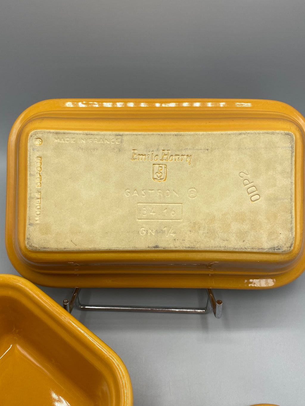 Emile Henry Gastron – grand plat rectangulaire, longueur intérieure environ 29 cm