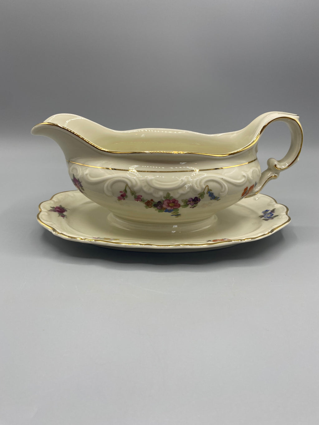 Saucière Schumann Arzberg – détail marquage blason bavarois au lion