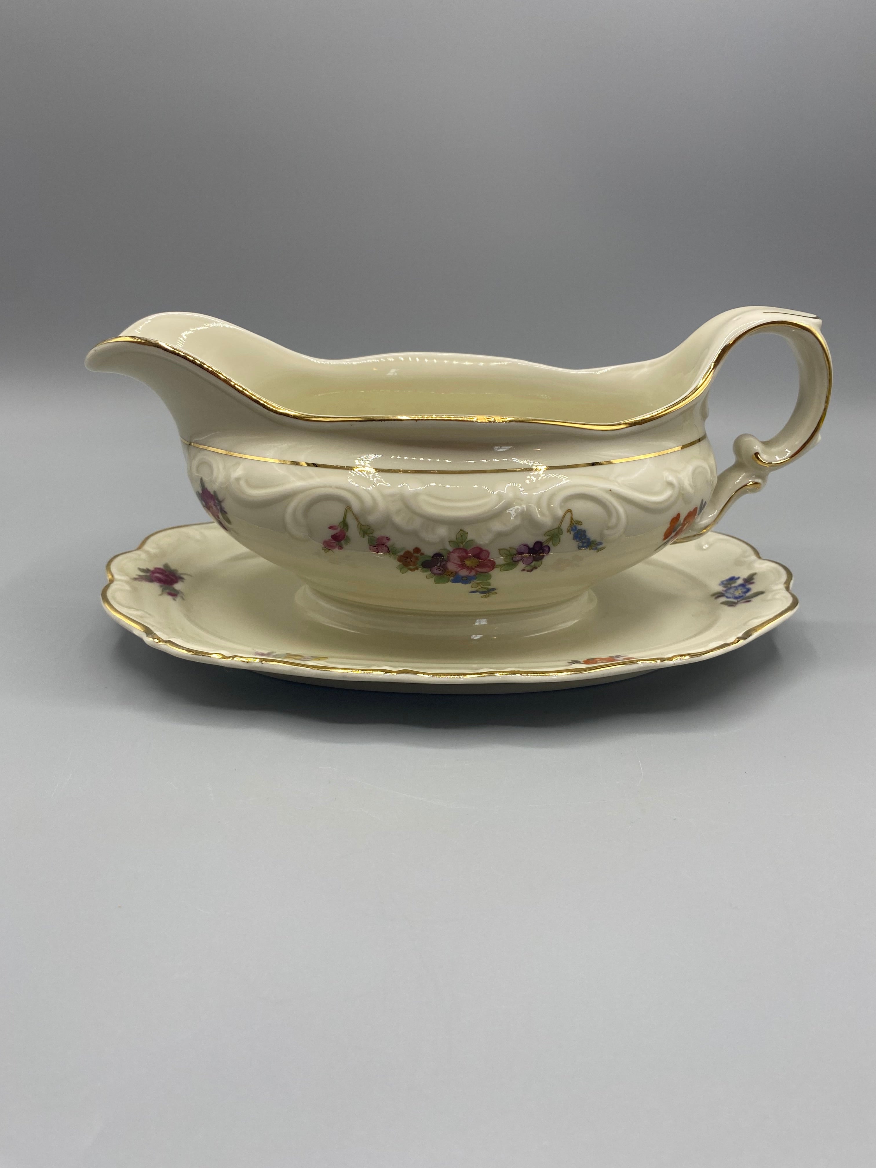Saucière Schumann Arzberg – détail marquage blason bavarois au lion