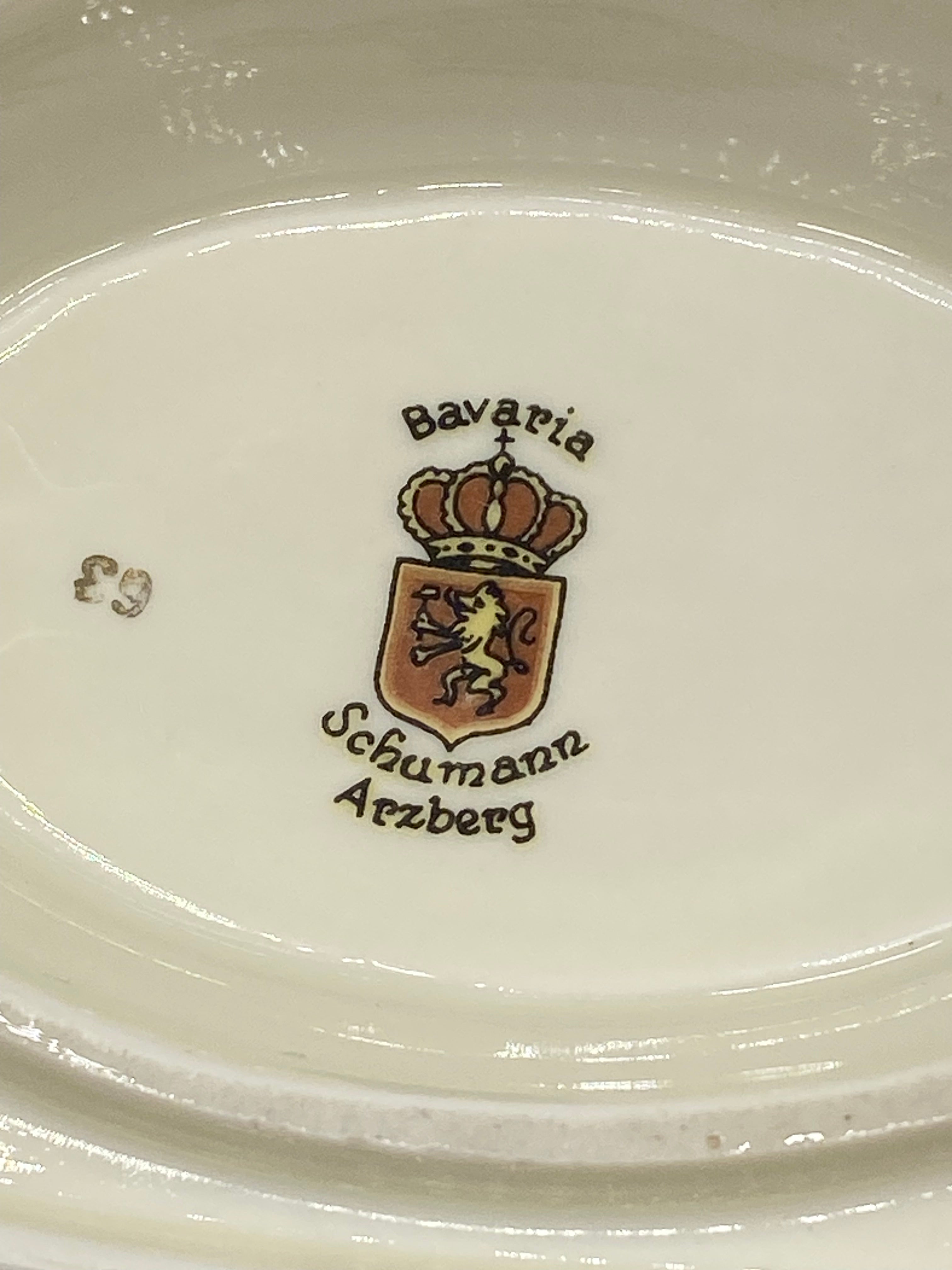 Saucière Schumann Arzberg – largeur dormant mesurée environ 14 cm