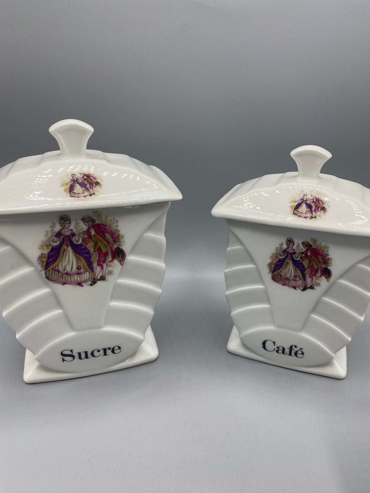4 pots à épices FD Chauvigny – mesure hauteur grand modèle 16 cm