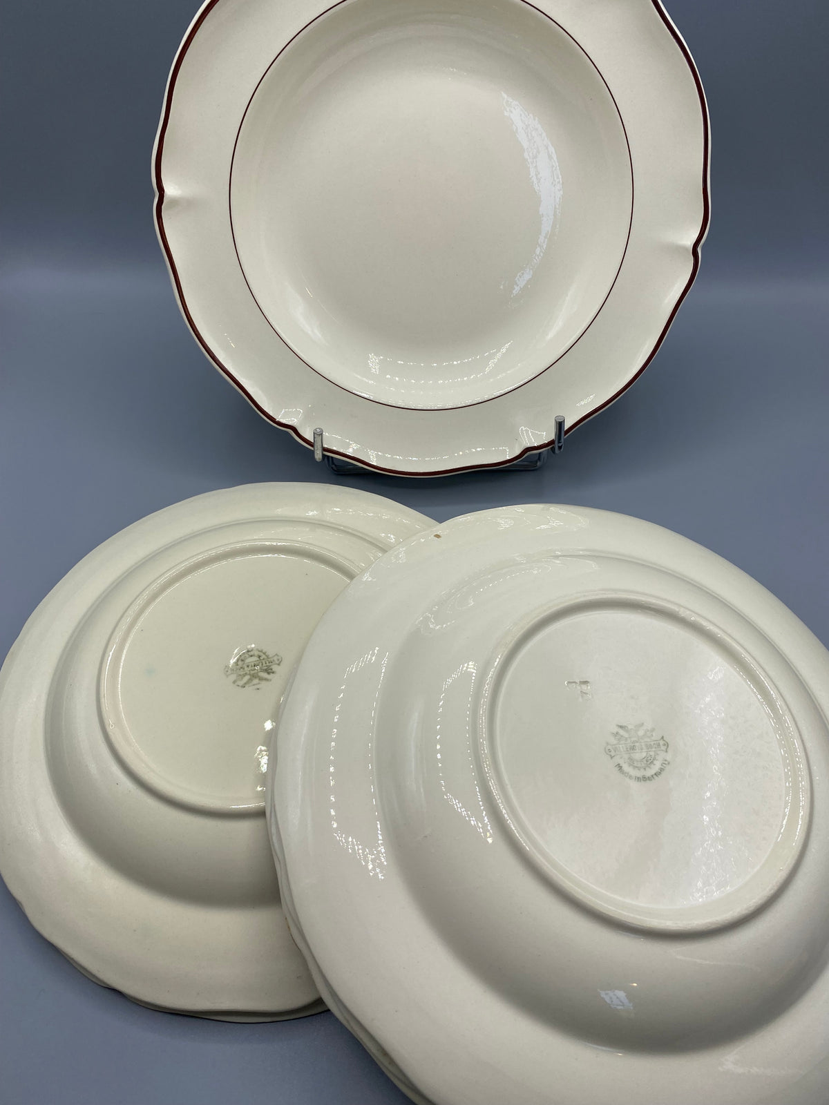 Revers assiettes Villeroy & Boch Mettlach