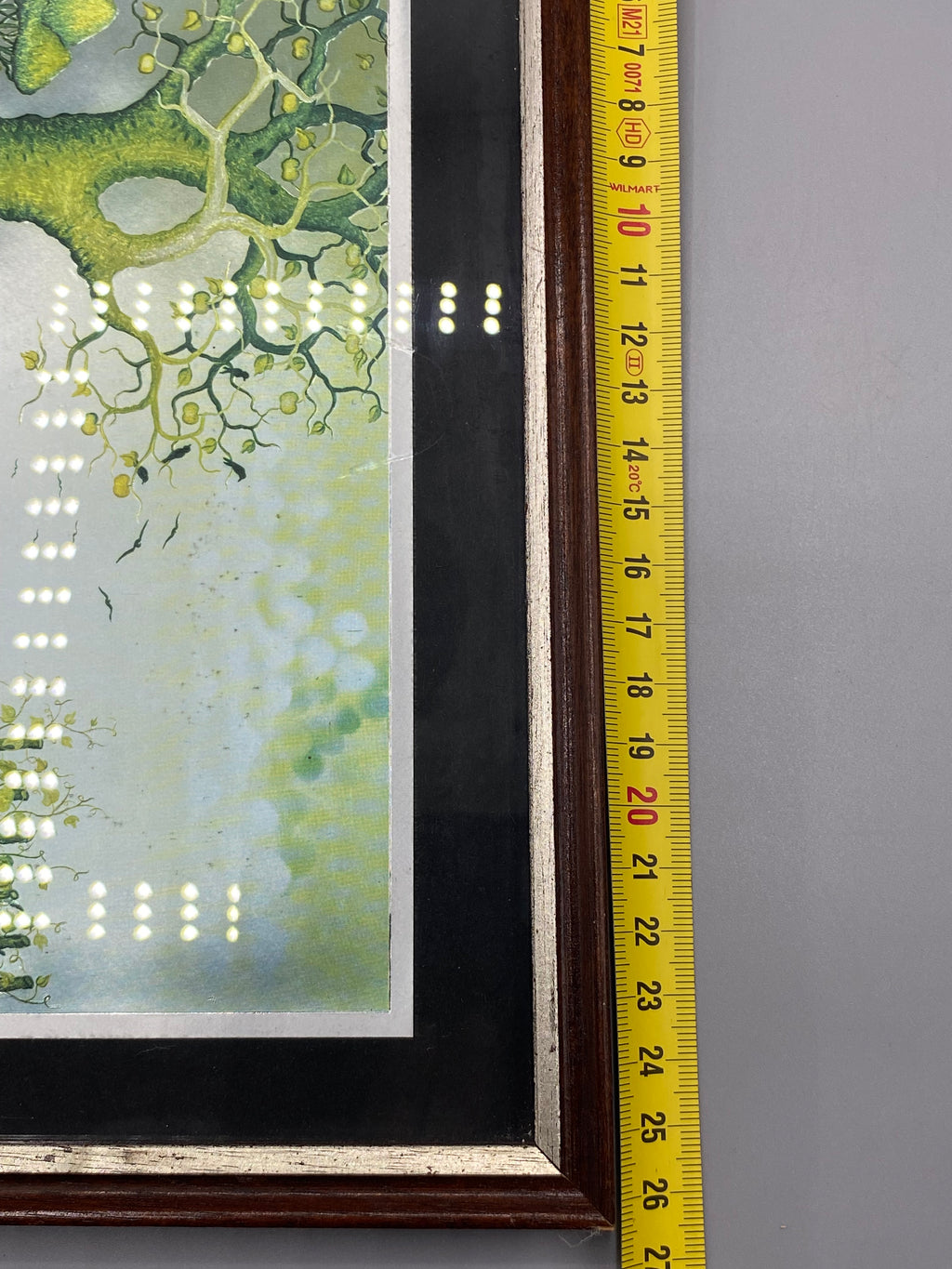 Ivo Cenkovčan – mesure de la largeur, environ 26 cm