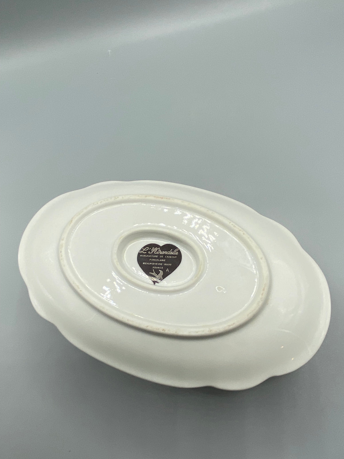 Ensemble saucière et dormant L’Hirondelle des années 1980