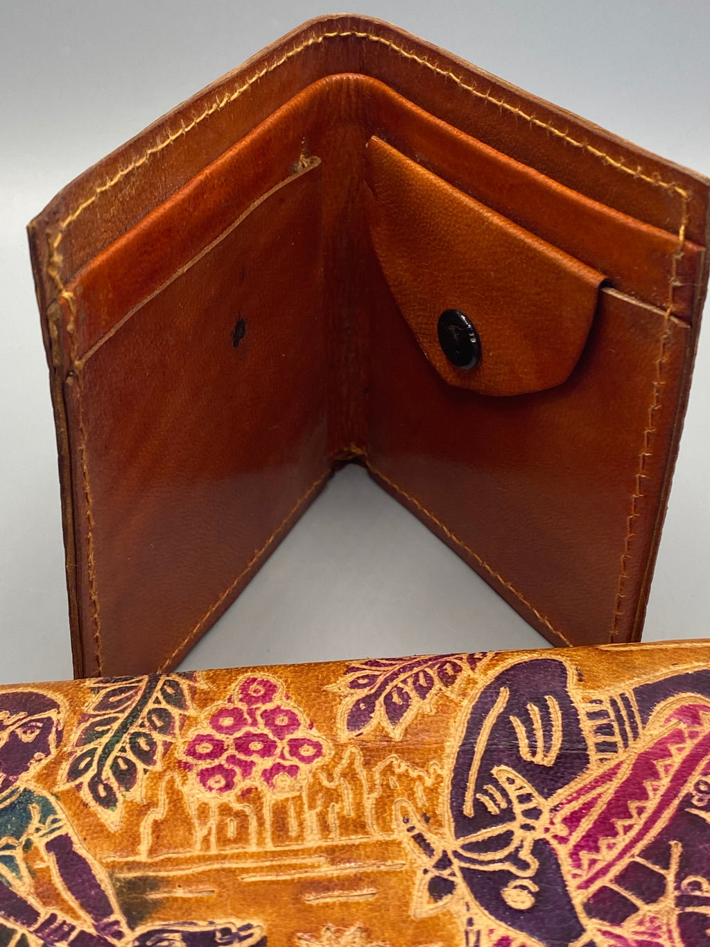 Mesure du petit porte-monnaie en cuir