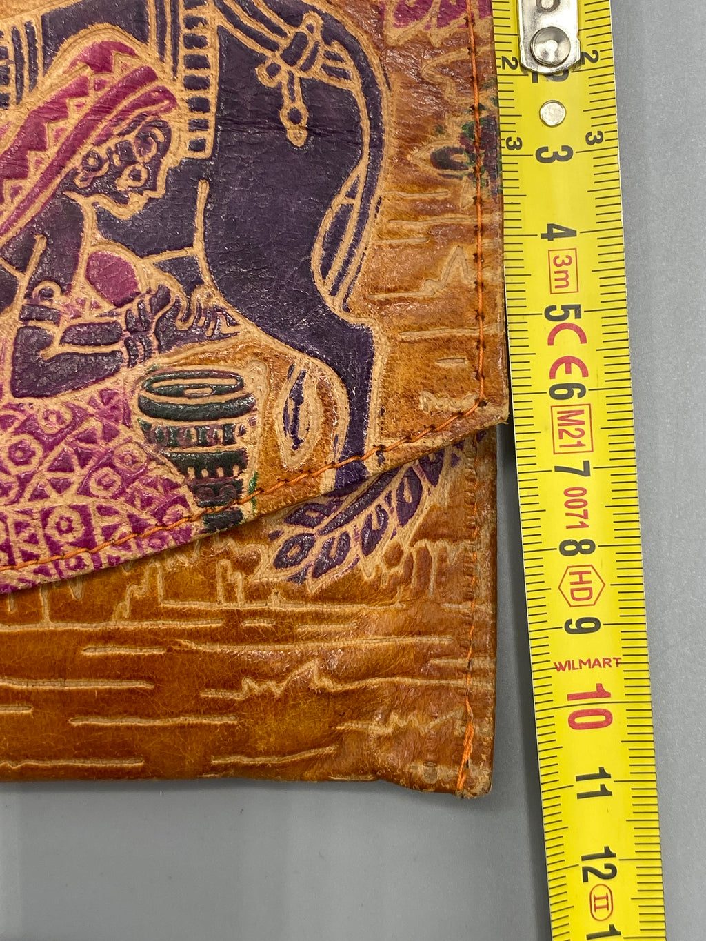 Intérieur du petit portefeuille et porte-monnaie à soufflet