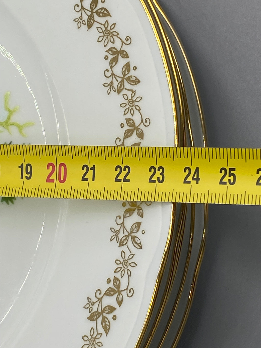 Assiette à poisson à décor de brochets et feuillages aquatiques