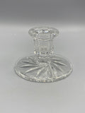 Bougeoir en cristal taillé, mesure de la hauteur