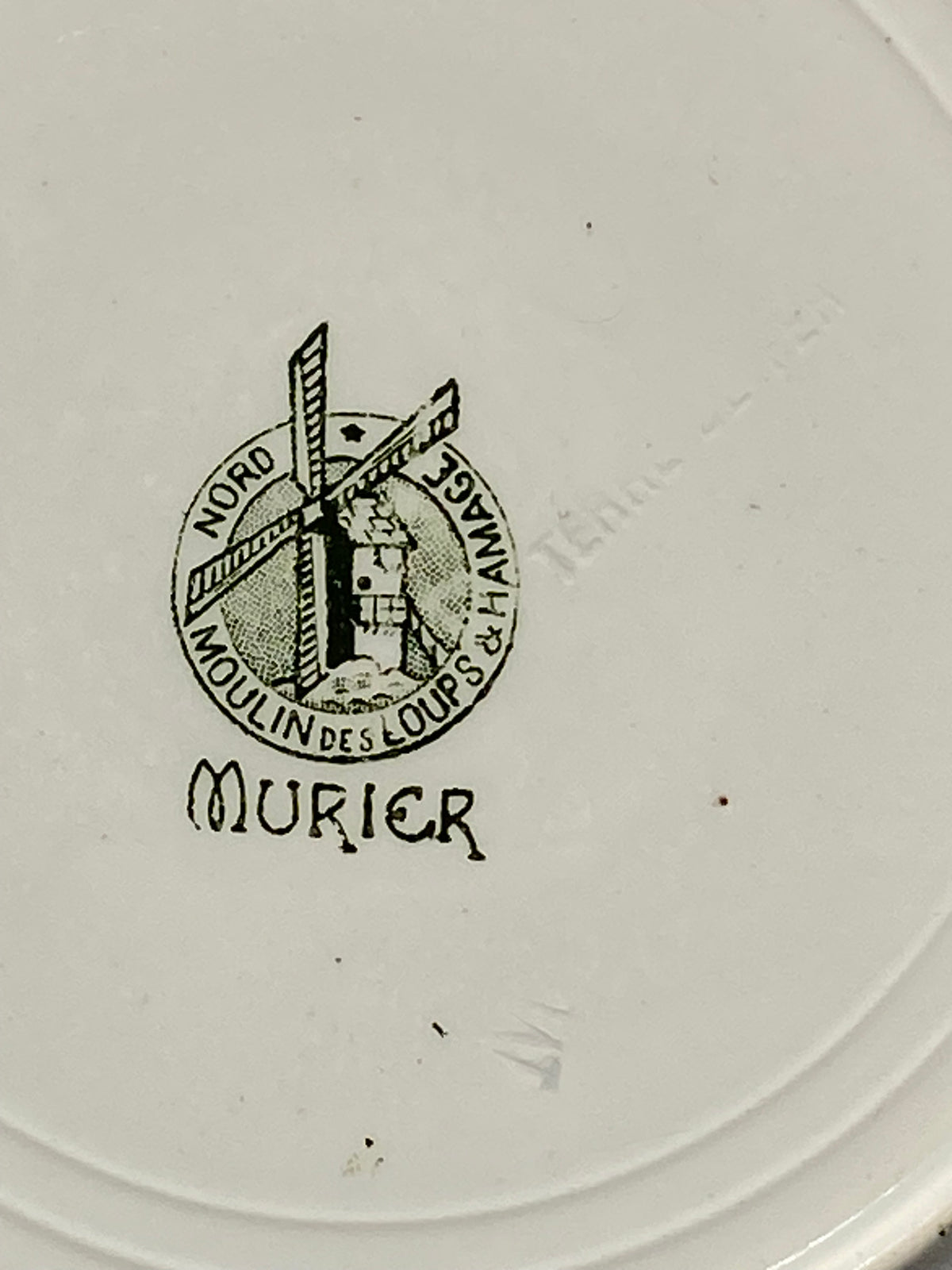 Assiette creuse Moulin des Loups, mesure du diamètre