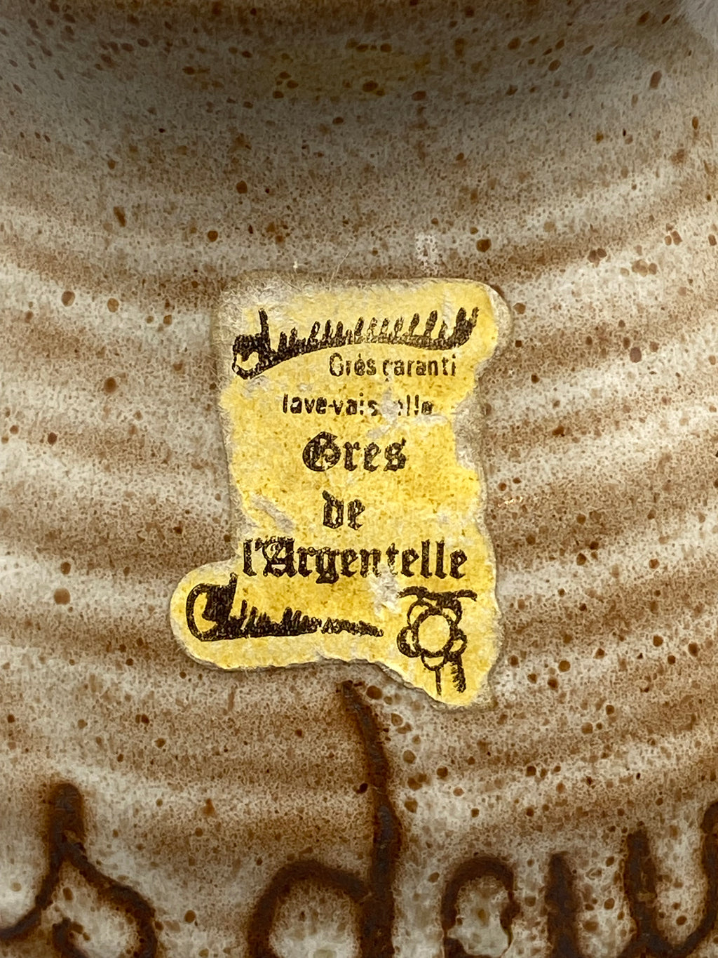 Mesure de la hauteur du pot à lait Nous Deux