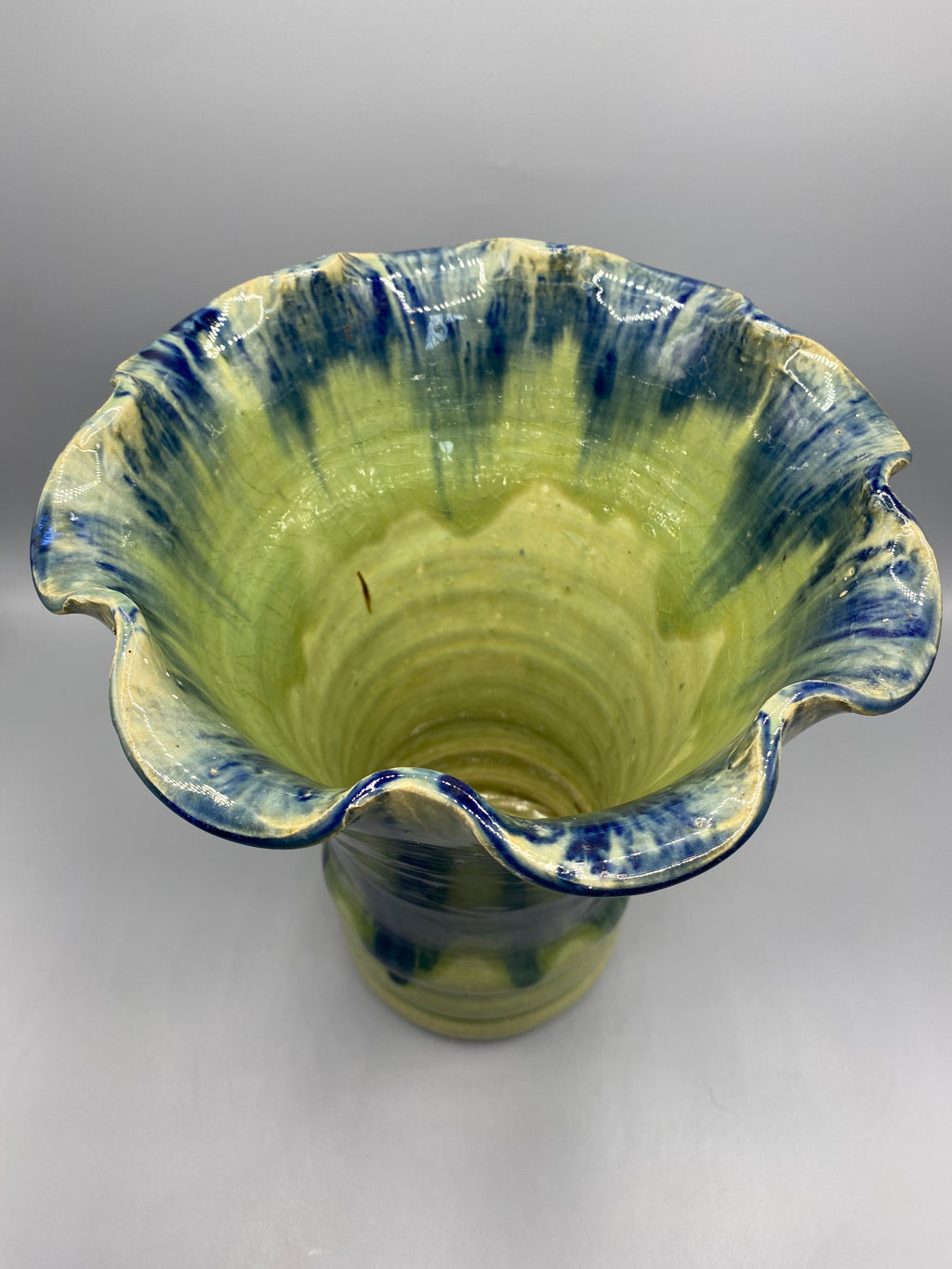 Mesure de hauteur du grand vase corolle