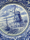 Assiette décorative Royal Sphinx Maastricht, vue d’ensemble au grand moulin hollandais