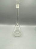 Ancienne fiole jaugée SOVIREL avec long col et bouchon en verre rodé